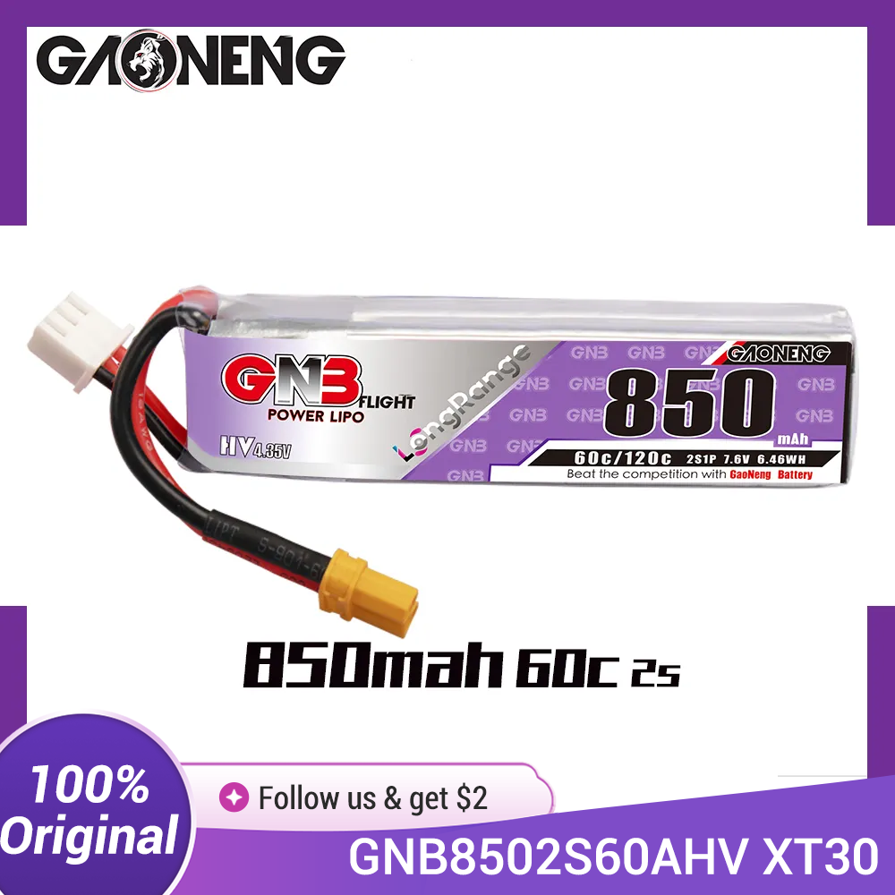 GAONENG GNB LiPo batterie 850m - Drone Kit Long Range avis et prix
